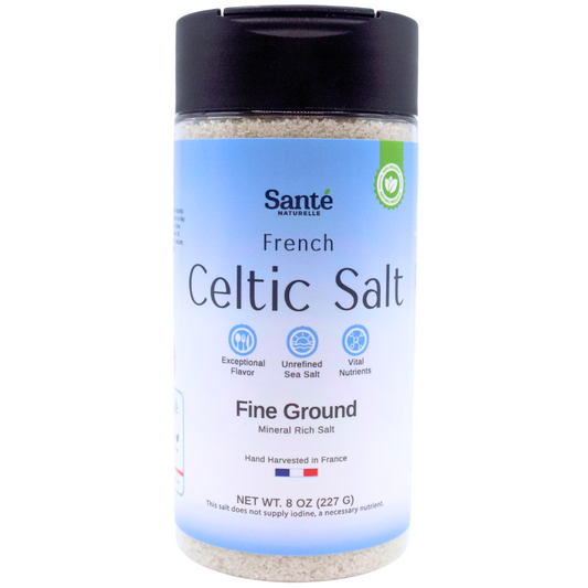 French Celtic Sea Salt Fine Ground 8oz Shaker