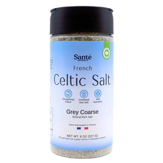 French Celtic Sea Salt Grey Coarse 8oz Shaker